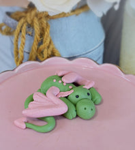 Load image into Gallery viewer, Whisper Fillies Scarlett’s Derpy Clay Dragon
