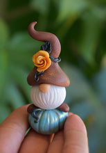 Load image into Gallery viewer, Whisper Fillies Teal Pumpkin Gnomie
