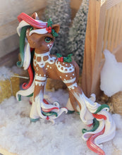 Load image into Gallery viewer, Whisper Fillies Gingerbread Twist the Christmas Filly
