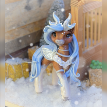 Load image into Gallery viewer, Whisper Fillies Snow Waltz the Winter Kirin Filly
